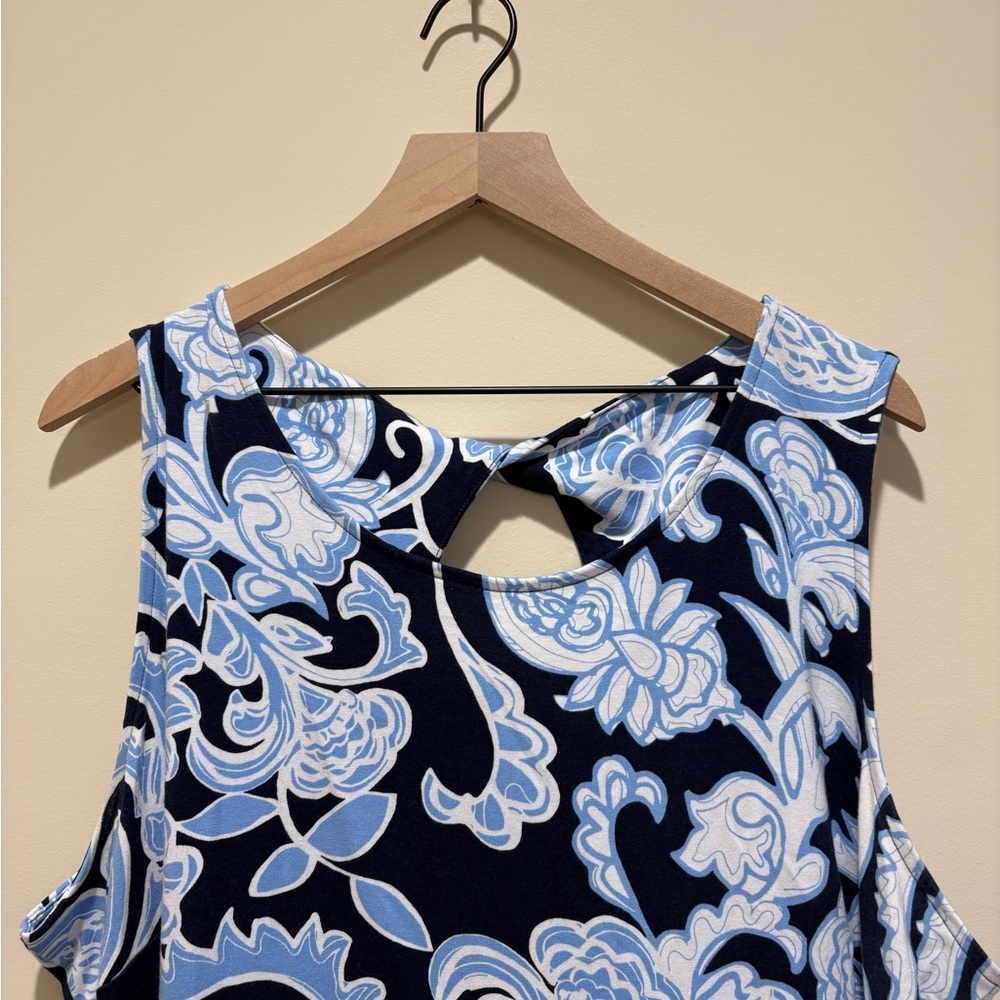 Talbots Women’s Floral Sleeveless Maxi Dress - Picture 6 of 8